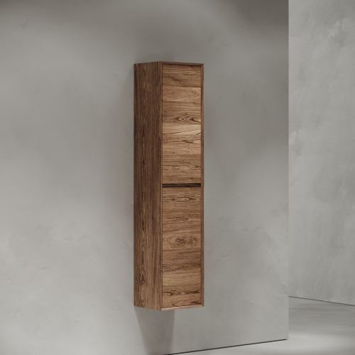 Шкаф-пенал SANCOS Marmi 1.0 подвесной, дуб чарльстон 350х300х1600, PMR35ECH