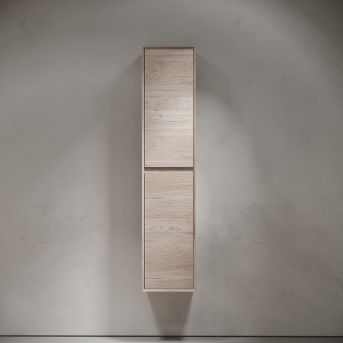 Шкаф-пенал SANCOS Marmi 2.0 подвесной, дуб галифакс натуральный 350х300х1600, PMR35EG