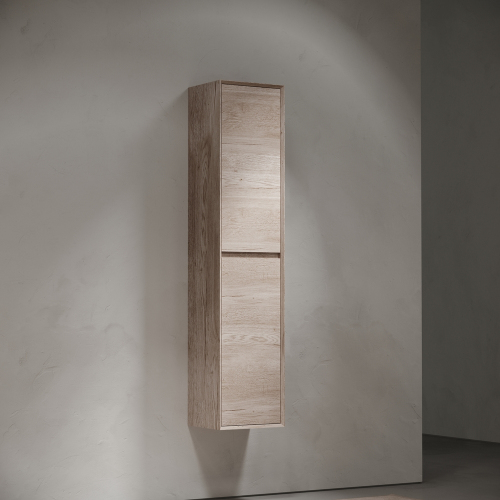 Шкаф-пенал SANCOS Marmi 2.0 подвесной, дуб галифакс натуральный 350х300х1600, PMR35EG
