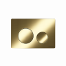 Кнопка смыва Balance, клавиши Circle, цвет брашированное золото, CN12-001BG