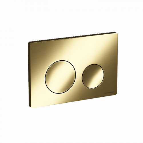 Кнопка смыва Balance, клавиши Circle, цвет брашированное золото, CN12-001BG