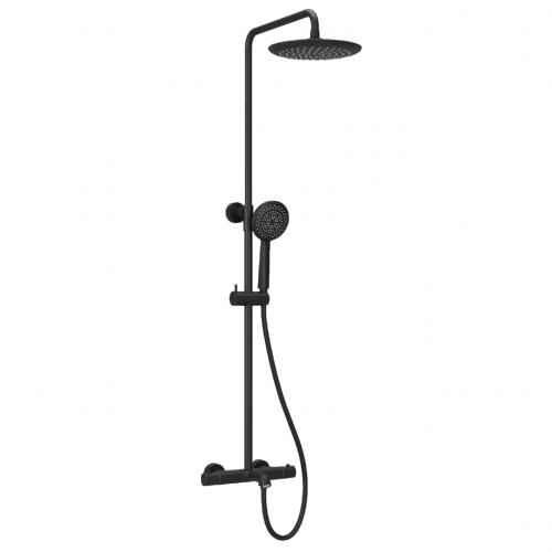 Душевая система Sancos Game с термостатом черный матовый,SC3001LMB