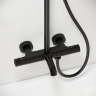 Душевая система Sancos Game с термостатом черный матовый,SC3001LMB