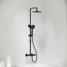 Душевая система Sancos Game с термостатом черный матовый,SC3001LMB