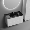 Тумба подвесная SANCOS Snob R 890х445х500, c двумя ящиками оснащенными доводчиками, Bianco,SNR90W