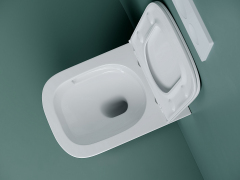 Подвесной унитаз CERAMICANOVA Union Торнадо безободковый CN4009T