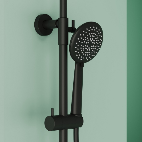 Душевая система Sancos Game с термостатом черный,SC3002MB