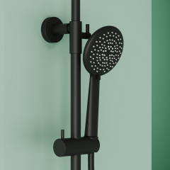 Душевая система Sancos Game с термостатом черный,SC3002MB