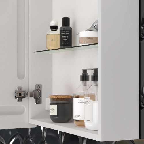 Зеркальный шкаф SANCOS Cube с подсветкой 600х140х800, CU600