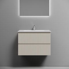 Тумба подвесная SANCOS Snob T 690х445х500, c двумя ящиками оснащенными доводчиками, Beige Soft ,SNT70CE