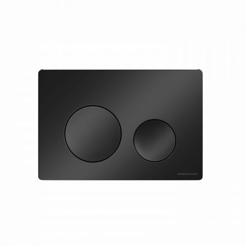 Кнопка смыва Balance, клавиши Circle, цвет черный матовый, CN12-001MB