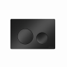 Кнопка смыва Balance, клавиши Circle, цвет черный матовый, CN12-001MB