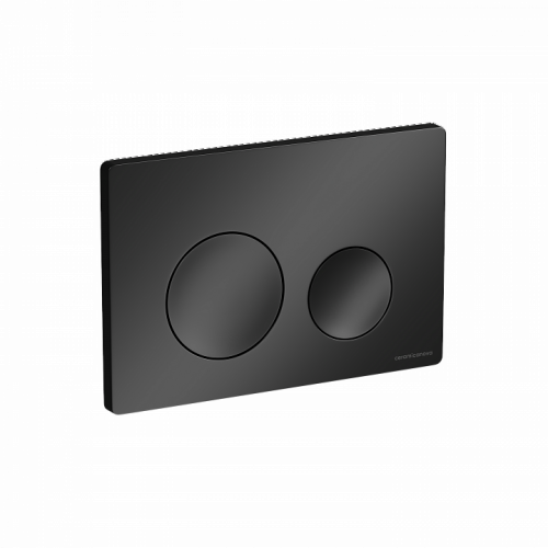 Кнопка смыва Balance, клавиши Circle, цвет черный матовый, CN12-001MB