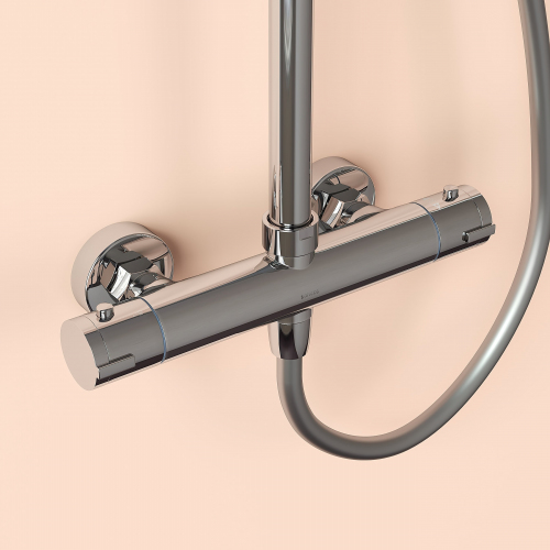 Душевая система Sancos Kanedo с термостатом хром,SC7100CH