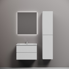 Тумба подвесная SANCOS Snob T 690х445х500, c двумя ящиками оснащенными доводчиками, Bianco,SNT70W