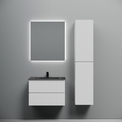 Тумба подвесная SANCOS Snob T 690х445х500, c двумя ящиками оснащенными доводчиками, Bianco,SNT70W