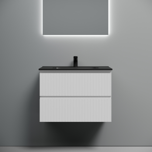 Тумба подвесная SANCOS Snob T 690х445х500, c двумя ящиками оснащенными доводчиками, Bianco,SNT70W