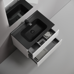 Тумба подвесная SANCOS Snob T 690х445х500, c двумя ящиками оснащенными доводчиками, Bianco,SNT70W