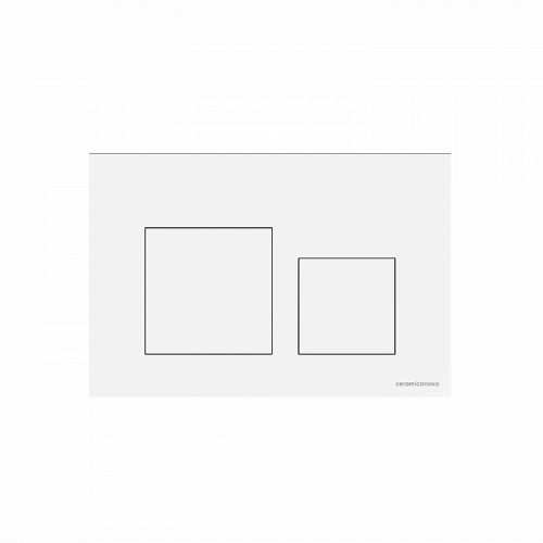 Кнопка смыва Balance, клавиши Square, цвет белый глянцевый, арт.CN12-002W