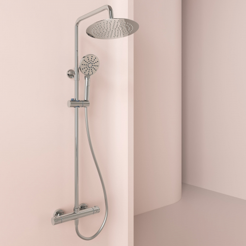 Душевая система Sancos Kanedo с термостатом хром,SC7200CH