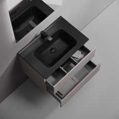 Тумба подвесная SANCOS Snob T 690х445х500, c двумя ящиками оснащенными доводчиками, Doha Soft,SNT70SM