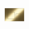 Кнопка смыва Balance, клавиши Square, цвет брашированное золото, CN12-002BG