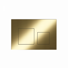 Кнопка смыва Balance, клавиши Square, цвет брашированное золото, CN12-002BG