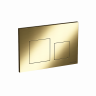 Кнопка смыва Balance, клавиши Square, цвет брашированное золото, CN12-002BG