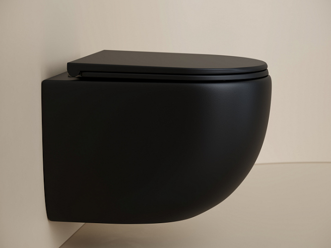 Подвесной унитаз CERAMICANOVA UP безободковый, смыв Торнадо CN4007MB