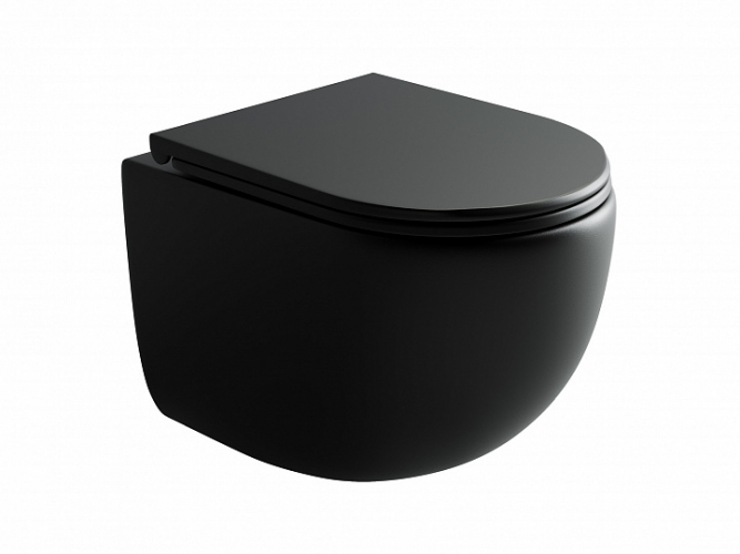 Подвесной унитаз CERAMICANOVA UP безободковый, смыв Торнадо CN4007MB