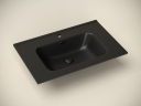 Умывальник CERAMICANOVA Element накладной прямоугольный (цвет Черный Матовый) CN7007MB