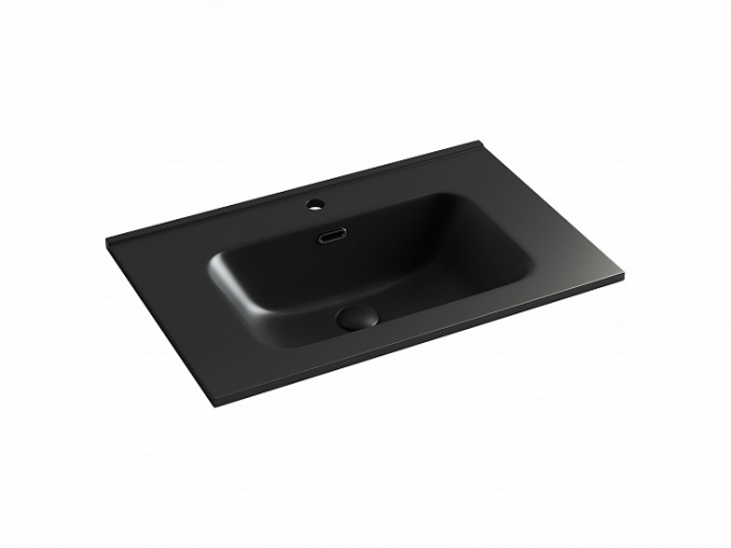 Умывальник CERAMICANOVA Element накладной прямоугольный (цвет Черный Матовый) CN7007MB