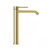 Смеситель для раковины SANCOS высокий Etna, брашированное золото, PVD покрытие, SC9002BG