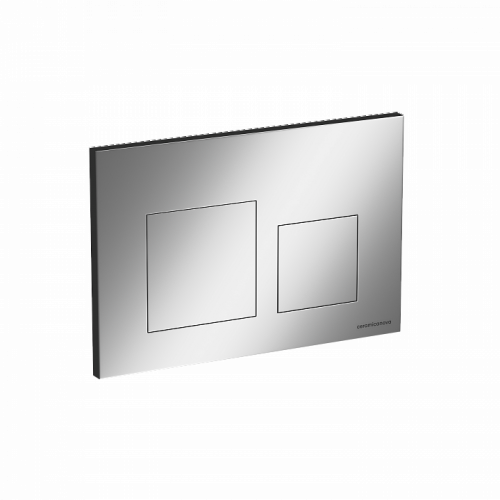 Кнопка смыва Balance, клавиши Square, цвет хром матовый, CN12-002M
