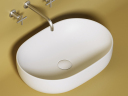 Умывальник CERAMICANOVA Element чаша накладная овальная (цвет Белый Матовый) CN6047MW