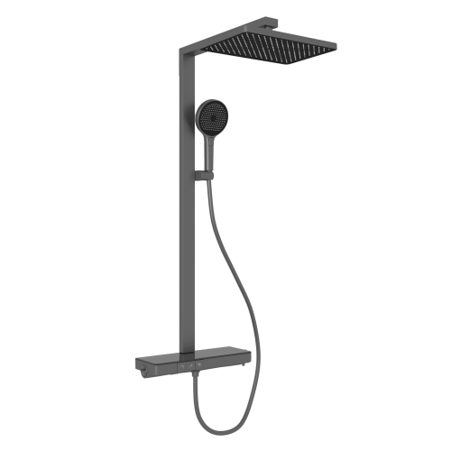 Душевая система Sancos Vos с термостатом вороненая сталь,SC6100GG