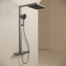 Душевая система Sancos Vos с термостатом вороненая сталь,SC6100GG