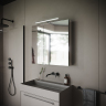 Зеркальный шкаф SANCOS Hilton с LED подсветкой 800x148х740, Z800
