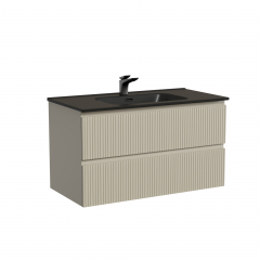 Тумба подвесная SANCOS Snob T 890х445х500, c двумя ящиками оснащенными доводчиками, Beige Soft,SNT90CE