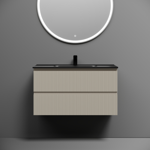 Тумба подвесная SANCOS Snob T 890х445х500, c двумя ящиками оснащенными доводчиками, Beige Soft,SNT90CE