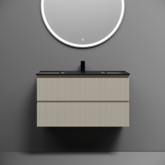 Тумба подвесная SANCOS Snob T 890х445х500, c двумя ящиками оснащенными доводчиками, Beige Soft,SNT90CE