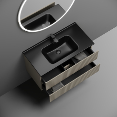 Тумба подвесная SANCOS Snob T 890х445х500, c двумя ящиками оснащенными доводчиками, Beige Soft,SNT90CE