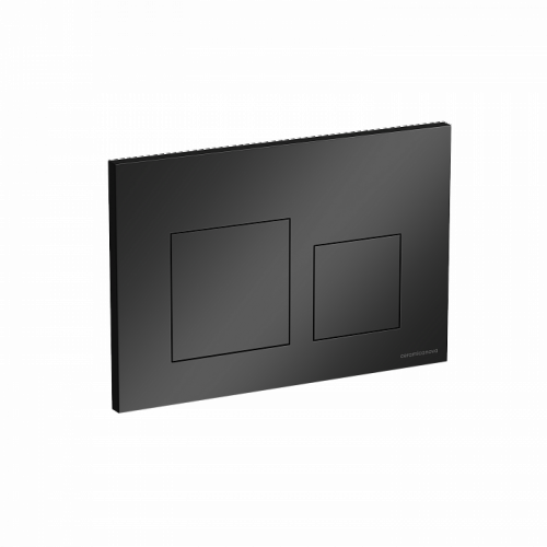 Кнопка смыва Balance, клавиши Square, цвет черный матовый, арт.CN12-002MB