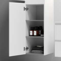 Шкаф-пенал SANCOS Snob T подвесной, Bianco 350х350х1650, PSNT35W