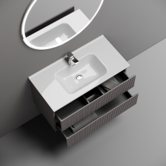 Тумба подвесная SANCOS Snob T 890х445х500, c двумя ящиками оснащенными доводчиками, Doha Soft,SNT90SM