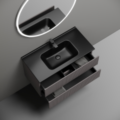 Тумба подвесная SANCOS Snob T 890х445х500, c двумя ящиками оснащенными доводчиками, Doha Soft,SNT90SM