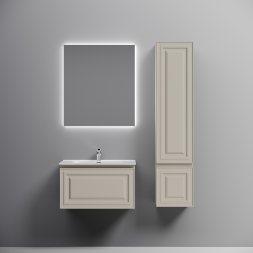 Тумба подвесная SANCOS Very 690х445х406, c одним ящиком оснащенным доводчиками, Beige Soft ,VR70CE