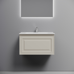 Тумба подвесная SANCOS Very 690х445х406, c одним ящиком оснащенным доводчиками, Beige Soft ,VR70CE