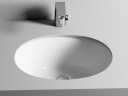 Умывальник CERAMICANOVA Element овальный встраиваемый под столешницу с крепежом и шаблоном для установки, артикул CN6042