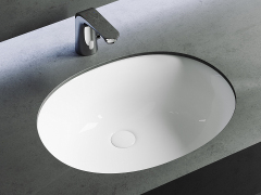 Умывальник CERAMICANOVA Element овальный встраиваемый под столешницу с крепежом и шаблоном для установки CN6043